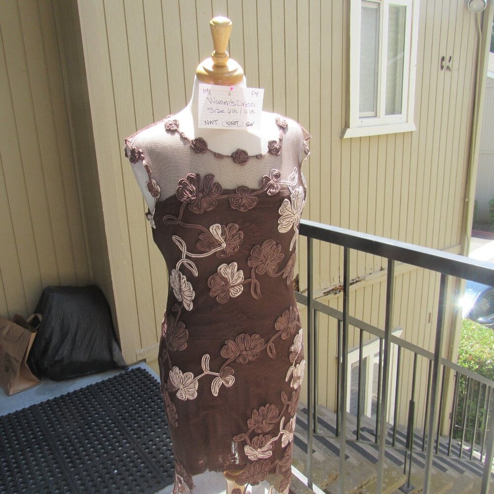 #191  NEW WOMEN'S FULL LACE DRESS BY PHASE EIGHT  (SIZE 6US / 10UK)